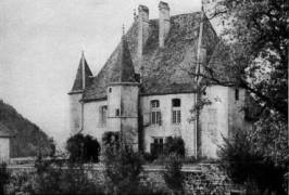 Le chateau de Chalain avant sa destruction par un incendie